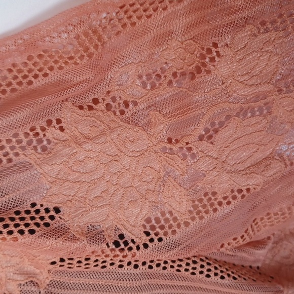 Miss Chievous Dusty Rose Open Long Wrap  Size Large - Picture 5 of 8